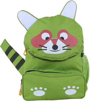 

Bleu School Kids Bag - 14 Inches - Baby Elephant boys Girls Bag - 30 14 L Backpack(Green), Parrot green