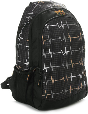 

Wildcraft Beat 28 L Backpack(Black), Orange
