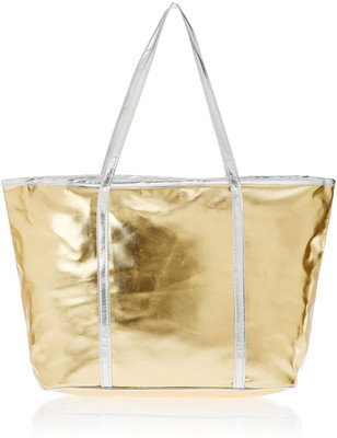 

Shrih Women's Leather Handbag Waterproof School Bag(Gold, 19 inch)