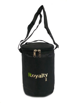 

Bellaodna Royalty Round Waterproof Lunch Bag(Black, 6 L)