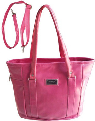 

MUDI MUDI BAG LEATHER LOOKING COLLAGE BAG Waterproof Shoulder Bag(Pink, 5 L)