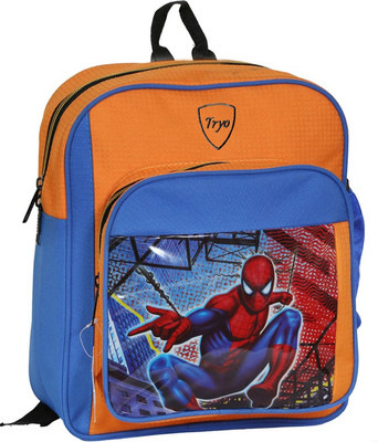 

Tryo Spiderman Waterproof School Bag(Blue, Orange, 270 L)