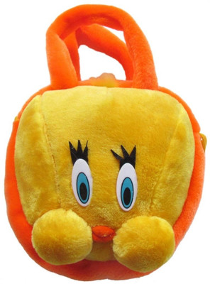 

Tickles Bird Hand Bag/Purse School Bag(Yellow, 9 inch)