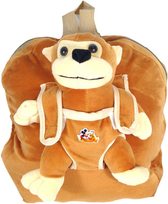 

Navigator SureDeal Monkey Soft School Bag(Brown, 5 inch)