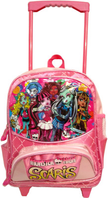 

SurprizeMe SurprizeMe Nylon 12 Inches Scaries Trolley Bag - Pink Waterproof Trolley(Pink, 12 inch)