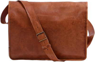 

Pranjasl House Re-ani1103 Messenger Bag(Brown, 15 inch)