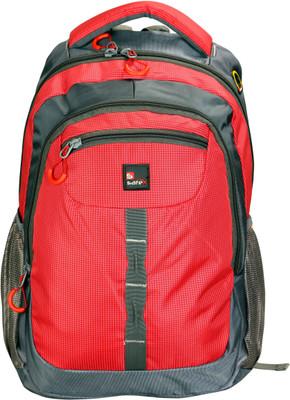

Safex 15.6 inch Laptop Backpack(Red, Grey)