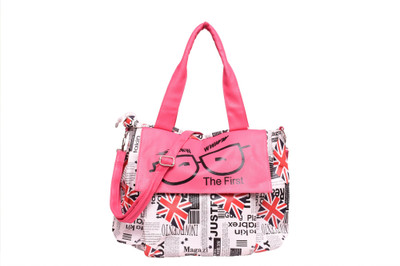 

Shoppers Planet pink-spec-shopping-bag Waterproof Shoulder Bag(Multicolor, 16 inch)