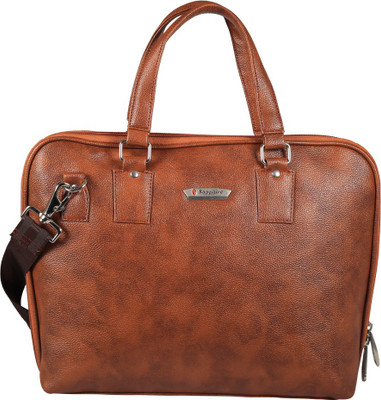 

Sapphire 16 inch Expandable Laptop Messenger Bag(Tan)
