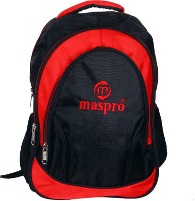 Maspro Backpack Waterproof School Bag(Red, 2 L)