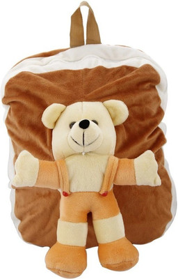 

Kashish Trading Company KTC Play School Bag 12 Inch School Bag(Brown, 1 inch)