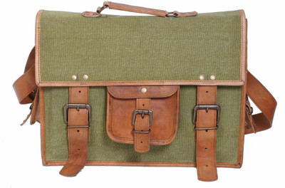 

Pranjals House Messenger Bag(Brown, Green)