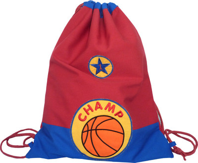 

Little Pipal Champ Junior Drawstring Bag Boys Red Backpack(Red, 18 inch)
