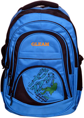 

Gleam 0109ASD Waterproof School Bag(Blue, 17 inch)