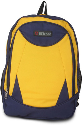 

Bleu School Bag Elegant Large Waterproof School Bag(Yellow, Blue, 17 inch)
