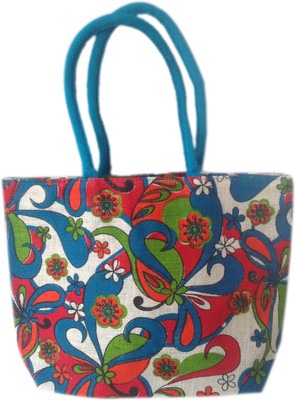 

PIK Jute hand bag/jute shoulder bag Waterproof Shoulder Bag(Multicolor, 6 L)