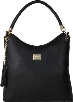 Lino Perros LWHB02002BLACK Shoulder Bag(Black, 3 L)