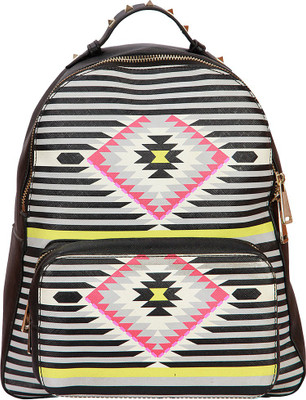 

Old Tree OldTree Black Leatherette Backpack Waterproof Backpack(Black, 11 L)