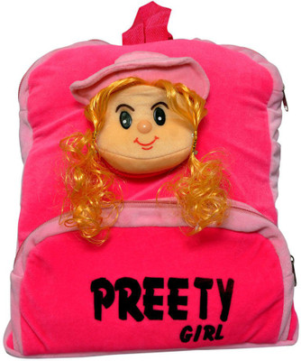 

Disha Enterprises Pretty Girl School Bag(Pink, 5 L)