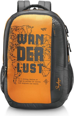 

Skybags Pixel Plus 04 32 L Backpack(Grey, Orange)