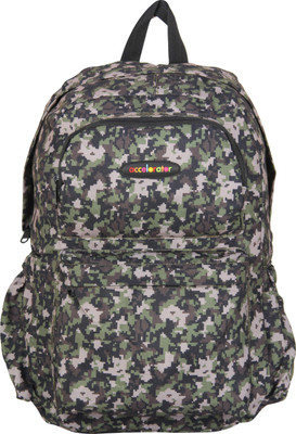 

Accelerator Digital Printed Casual Backpack Waterproof Backpack(Green, 20 L)