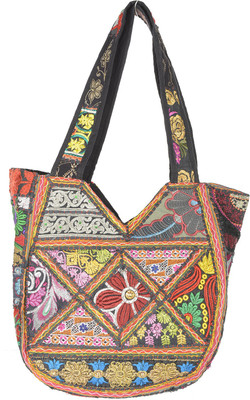 

Jewel Fab Art Vintage Banjara Handmade Wonderful Woman Travel Handbag Multipurpose Bag(Multicolor, 9 inch)