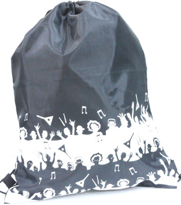 Red Marine Graphic Print String Bag Backpack(Black, 16 inch) available at flipkart for Rs.149
