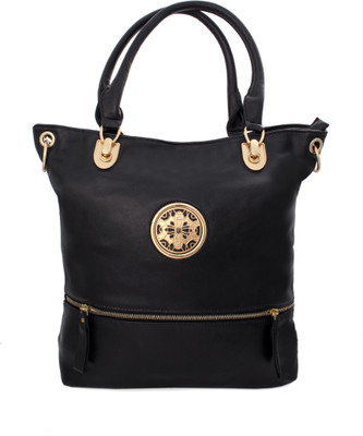 

India Unltd Royal Black Handbag IULBG33RBLHB School Bag(Black, 5 L)