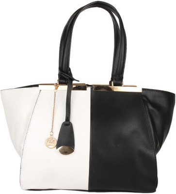 

Moedbuille Black Letherette Satchel Handbag [MBHB00040] School Bag(Black, 10 inch)