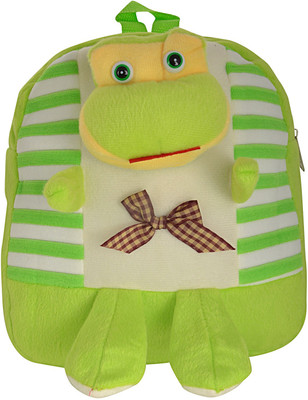 

Tinny Tots bag-pic-5-green School Bag(Green, 3 L)