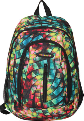 

Accelerator Digital Printed Casual Backpack Waterproof Backpack(Green, 24 L)