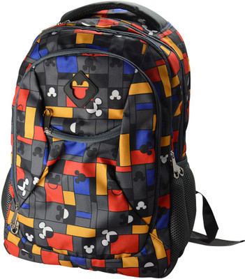 

Mickey Mouse by Mickey School Bag(Grey, 18 inch)