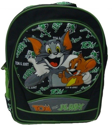 

Uxpress Black and green tom and jerry School Bag Waterproof Backpack(Multicolor, 4 L)