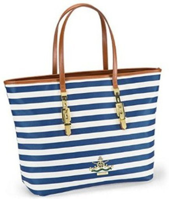 

Oriflame Oriflame Navy Tote Handbag Waterproof School Bag(Multicolor, 12 inch)