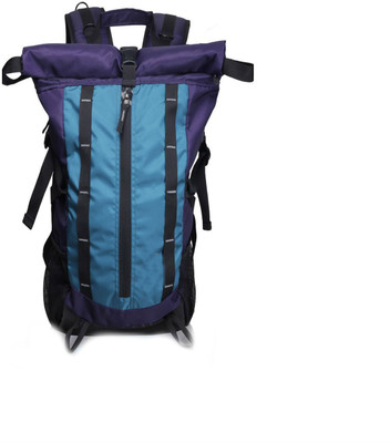 

Creative India Exports Roll Top 25 L Backpack Waterproof Backpack(Purple, Blue, 25 L)