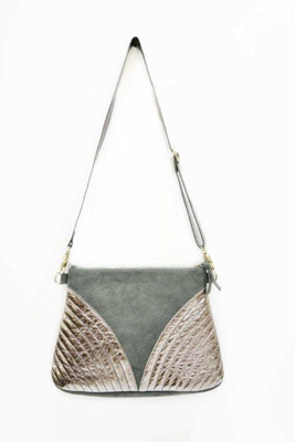 

Paint Quilted Bag School Bag(Grey, 5 L)