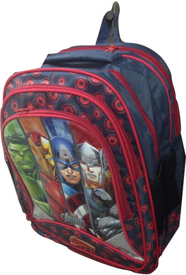 

Pymo Iron Man Waterproof School Bag(Red, 22 L)