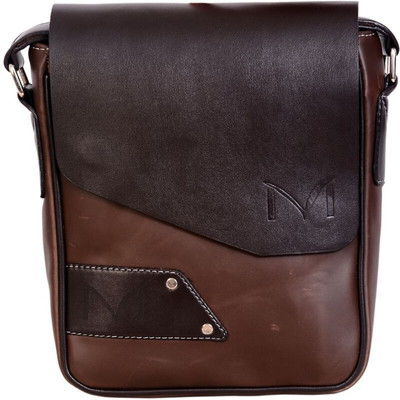 

MV MV Brown Sling Bag Messenger Bag(Brown, 3 L)