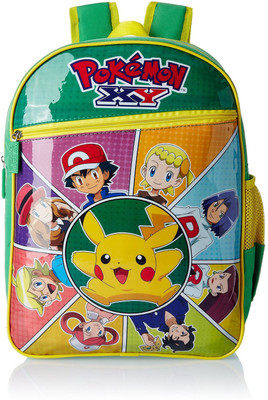 

Pokemon Pikachu Bag Waterproof School Bag(Green, 14 inch)