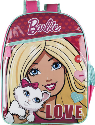 

Barbie Barbie Love Bag 18 inch Waterproof School Bag(Pink, 18 inch)