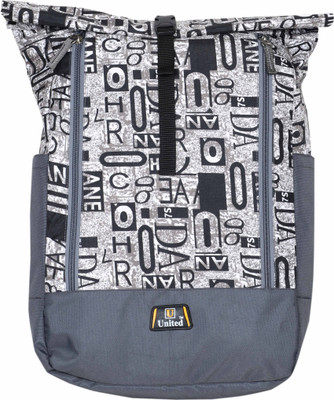 U United Gulliver 22 L Backpack(Black, Grey), Black and grey