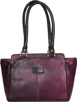 

LEATHER COLLECTION LC0039PURPLE Shoulder Bag(Purple, 13 inch)