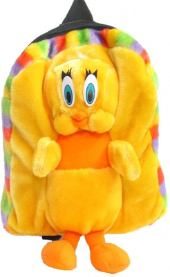 66% OFF on Tickles Birdy School Backpack School Bag(Yellow, 14 inch)