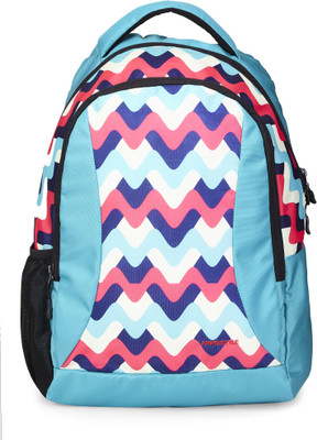 

Amperstyle Teal Wave Printed Backpack(Teal, 25 L)