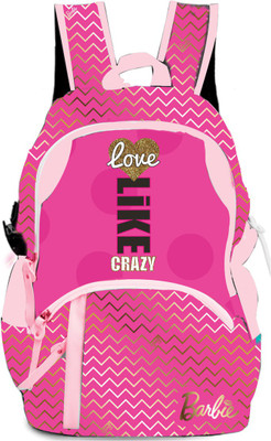 

Barbie Bag Waterproof School Bag(Pink, 19 inch)