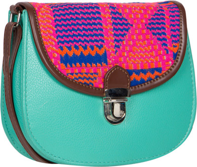 

Desi Drama Queen Lock Sling - Seagreen School Bag(Multicolor, 5 inch)