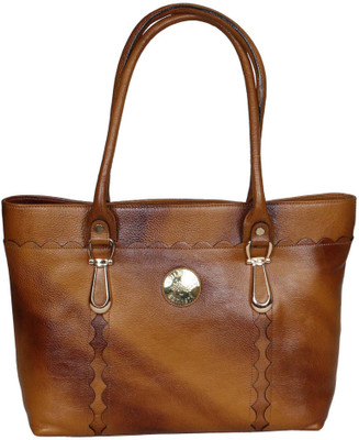 

LEATHER COLLECTION LC0042TAN Shoulder Bag(Tan, 14 inch)