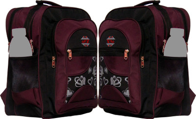 

Nl Bags heartin Waterproof School Bag(Multicolor, 25 L)