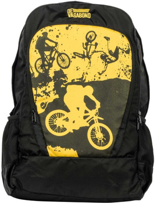 DE VAGABOND Fliker Backpack(Yellow, 7 inch)