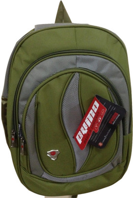 Pymo Classic Waterproof School Bag(Green, 18 L)